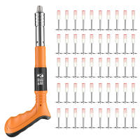 Pistola de Aire Manual Ajustable Silenciador Herramienta de Sujeción de Clavos de Concreto Operación de Un Solo Mano Fijador de Pared para el Hogar - details 2
