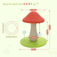 Árbol pequeño para gatos, poste rascador con bola de resorte y rascador para gatos de interior,rascador de gato, juguetes para gatos - details 0