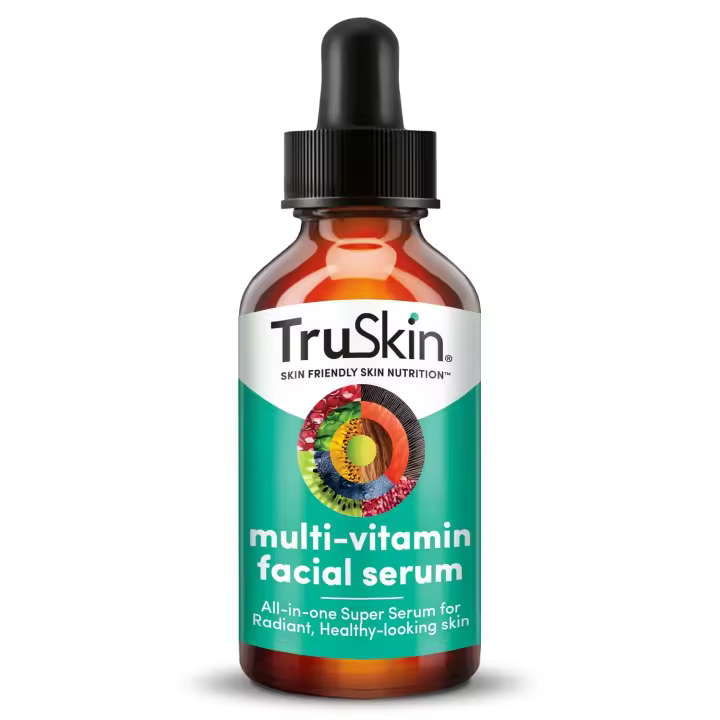 Suero facial TruSkin con 11 vitaminas y minerales derivados de plantas para una piel radiante y saludable: potentes antioxidantes y vitaminas nutritivas para la nutrición de la piel, 1 fl oz - 1