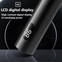 Kemei-cortadora de pelo inalámbrica para hombre, cortadora eléctrica multifuncional, recargable por USB, pantalla LCD - details 5
