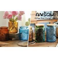 Tarro de cristal vintage con tapa