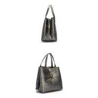 CHHC bolso de mano de las mujeres de la moda de lujo bolsa de cubo de gran capacidad elemento de la letra en relieve bolsa de la compra de las mujeres - details 8
