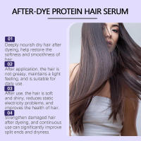 La solución de queratina HOEGOA repara la esencia seca dañada, el cabello encrespado, suave e hidratante. - details 7