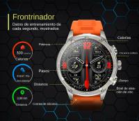 Reloj inteligente deportivo para hombre, dispositivo con Bluetooth, asistente de voz, llamada, batería de 710mah, pantalla HD de 1,85 pulgadas, linterna, rastreador de salud remoto - details 5