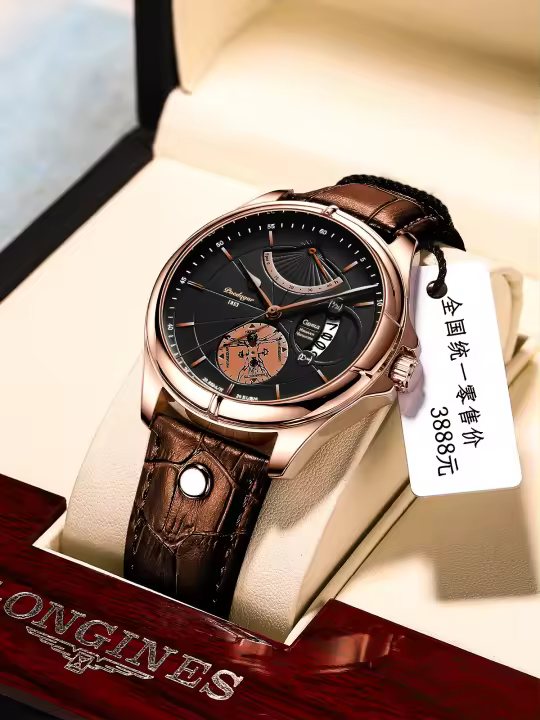 Nuevo reloj para hombre, impermeable, calendario, informal, de negocios, de cuarzo, reloj para hombre - 1