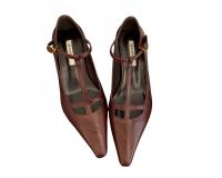Nueva moda temperamento tacones altos de las mujeres de tacón grueso puntiagudo retro Mary Jane zapatos T-correa solo zapatos - details 14