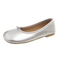 Zapatos planos de cuero con punta abierta y pezuña para mujer, mocasines vaqueros Mary, zapatos de bailarina para mujer - details 7