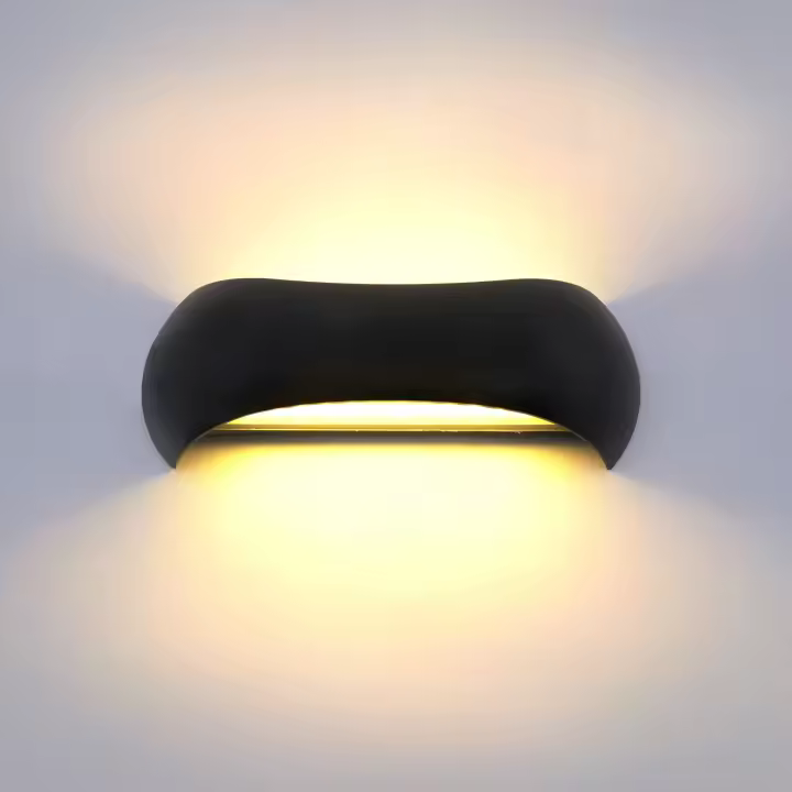 Lámpara de pared LED impermeable de aleación de aluminio, lámpara de pared interior moderna y sencilla, sala de estar, dormitorio, pasillo, lámpara de escalera - 1