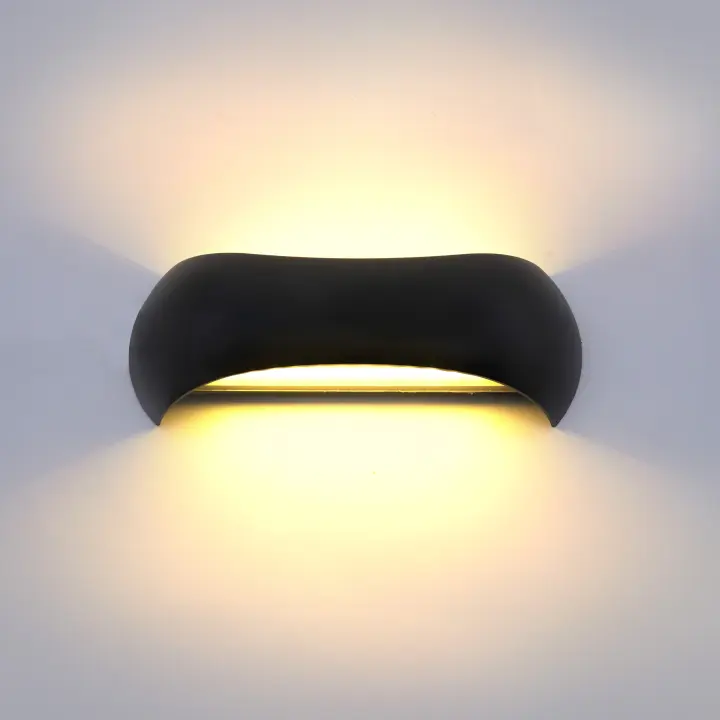 Lámpara de pared LED impermeable de aleación de aluminio, lámpara de pared interior moderna y sencilla, sala de estar, dormitorio, pasillo, lámpara de escalera - 1