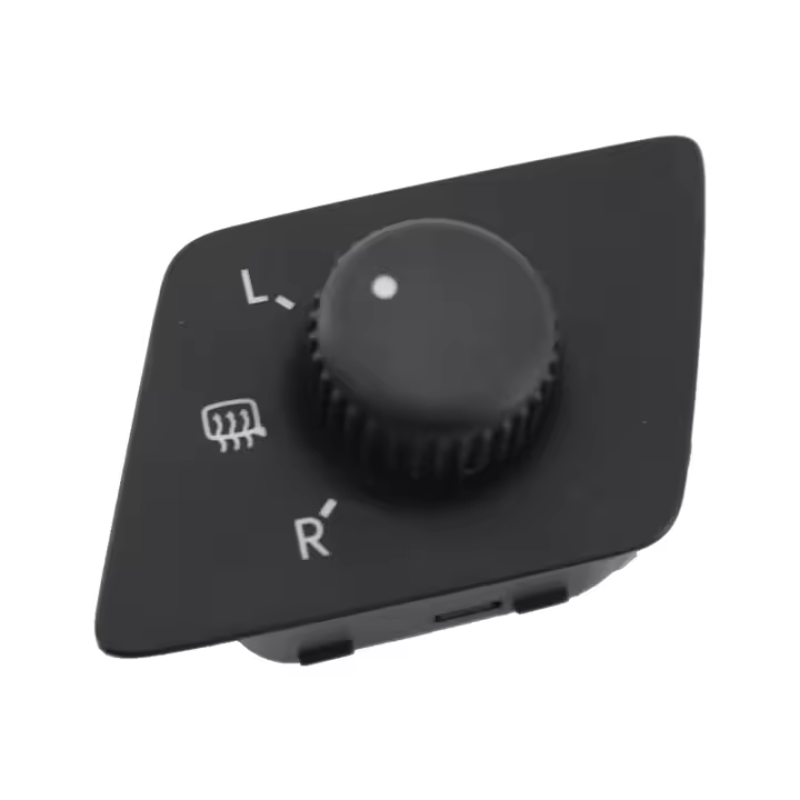 Perilla de ajuste de coche, interruptor de espejo lateral para VW Polo 2001-2010 6Q 1959565 D 6Q1 959 565D 565H - 1