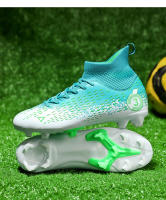 Zapatos de fútbol para deportes al aire libre de césped de equipo transpirables de caña alta para hombres y mujeres - details 15