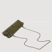 Bolso Cruzado Chic Urban de Oliva Verde Cierre con Cerradura de Latón Antiguo, Correa Ajustable, Compartimentos con Cremallera Bolso de Mano Compacto para Profesionales de Trabajo, Esenciales de Viaje - details 5