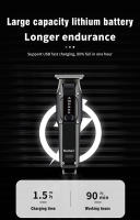 Kemei-cortadora de pelo inalámbrica profesional para hombre, máquina de corte de pelo recargable, Kit de aseo, maquinilla de afeitar eléctrica - details 4