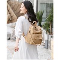 Mochila Antirrobo Impermeable para Mujer, bolso de Cuero PU, Hombro informal, Gran para Viaje, Trabajo y Escuela - details 12