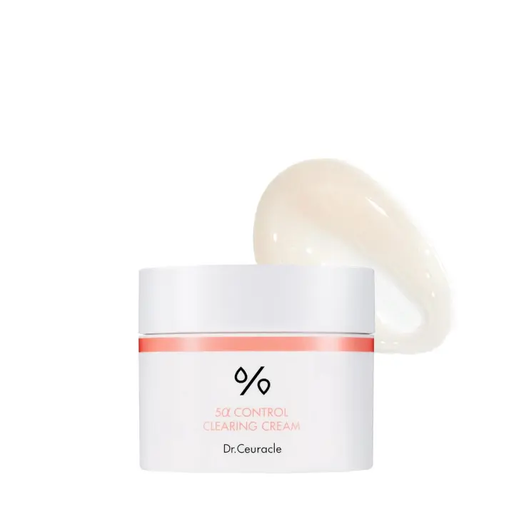 leegeehaam Dr.Ceuracle 5 Crema limpiadora alfa (50 g / 1,76 oz.) - Tratamiento hidratante para espinillas para pieles grasas y sensibles, - 1