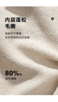 Sudadera con capucha para hombre, sudadera holgada de un solo hombro, color sólido - details 8