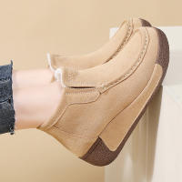 Botines clásicos forrados de piel para mujer, botas de suela antideslizante, ligeras, peludas, cómodas, cálidas para la nieve, para exteriores, Invierno - details 3