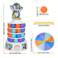 Juego de mesa de pelota de esquí de pingüino, juego de entretenimiento para fiestas familiares - details 6