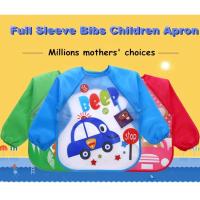 Babero de manga larga impermeable para niños, delantal de EVA, bata de alimentación, ropa para comer - details 0