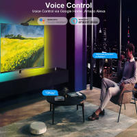 Tira De Luces LED RGBIC WiFi Sincronización De Pantalla De TV Y Juego Ambiente Para Dormitorio Fondo De TV Control Por APP Musica - details 9