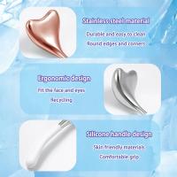 Rodillo de acero inoxidable Gua Sha Cryo para mujer, masajeador de cara y ojos, herramientas para el cuidado de la piel Facial, regalos - details 8