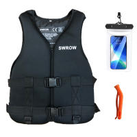 Chaleco salvavidas para adultos, salvavidas para Kayak, Surf, Jet Ski, lanchas, balsa de rescate, barco, Wakeboard, pesca, natación, rescate a la deriva - details 5