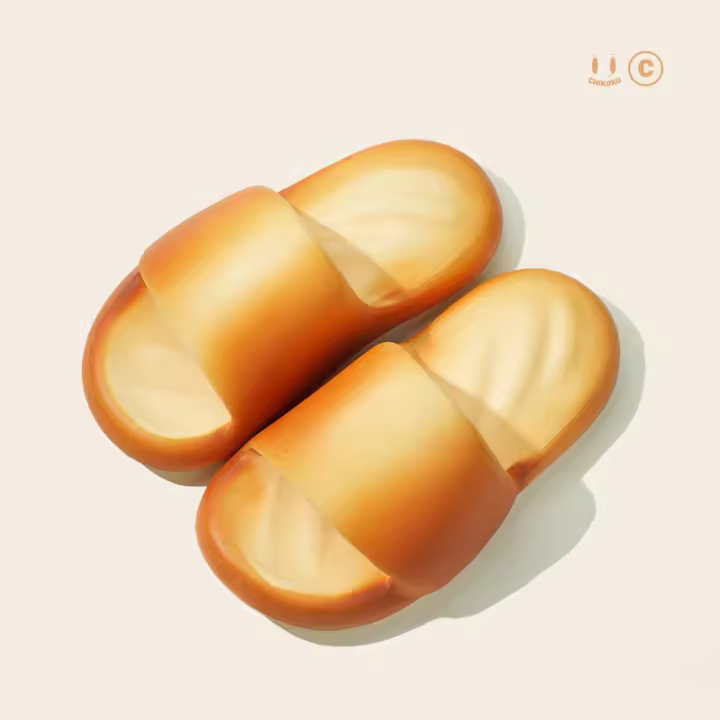Baguette zapatillas mujer verano nuevo ins diversión fondo suave pisando mierda sensación pareja zapatillas geniales - 1
