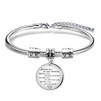 Pulsera de acero inoxidable, pulsera con letras de etiquetas, pulsera de accesorios, venta caliente en Italia - details 7