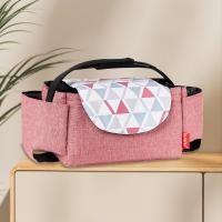Bolsa organizadora multifuncional para cochecito, bolsa de mamá de gran capacidad, bolsa colgante para cochecito, portabotellas, bolsa de pañales, bolsa de almacenamiento para cochecito - details 2