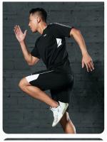 Traje de manga corta de secado rápido para hombre, ropa de fitness deportiva para correr al aire libre, LT311, Verano - details 15