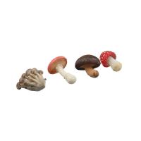 Figuras de hongos modelo vegetal Matsutake Oyste paisaje miniaturas simulación hongo planta Artificial modelo de hongo - details 3