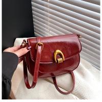 Moda Casual De Gran Capacidad Retro Aceite Cera De Cuero De Un Hombro Pequeño Crossbody Bolso De Las Mujeres - details 10
