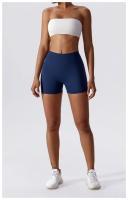 Pantalones cortos sin costuras para mujer ideal para el gimnasio y deportes al aire libre material de nylon transpirable y elástico con capucha tipo yoga y stretch aptos para primavera y verano - details 35
