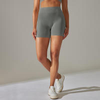 Hamidou-pantalones cortos de Yoga para mujer, mallas deportivas de cintura alta para gimnasio, correr, ciclismo, Verano - details 28