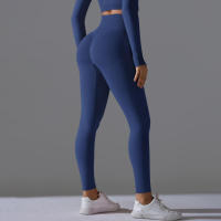 Hamidou-Pantalones deportivos de Yoga para mujer, mallas de cintura alta y caderas ajustadas, glúteos de melocotón, pantalones de Yoga desnudos de cintura alta - details 60