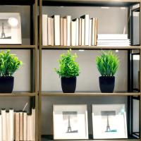 Mini bonsái Artificial, planta falsa con maceta, adornos en maceta, planta Artificial de eucalipto en maceta, decoración de jardín - details 11