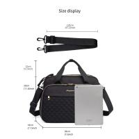 LEQUEEN Nuevo Estilo A Prueba de Agua Bolsa de Pañales Negro Bolsa de Viaje de Gran Capacidad Multifunctional Bolsas de Maternidad Madre Cochecito de Bebe - details 0