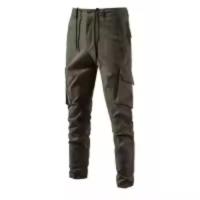 Nuevos pantalones casuales de algodón para hombres de primavera, pantalones de color sólido con múltiples bolsillos versátiles de negocios transpirables para hombres - details 1