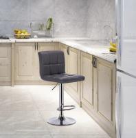 Taburete de Bar Moderno Diseño de Counter de Cocina de Pub con Asiento Ajustable y Giratorio - details 9
