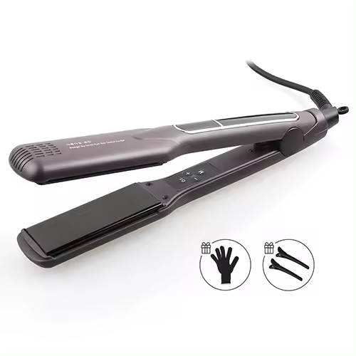 Peluquera de Cerámica Plana Tratamiento de Alcatrín Keratin Estilo de Peluquería de Doble Voltaje - 1