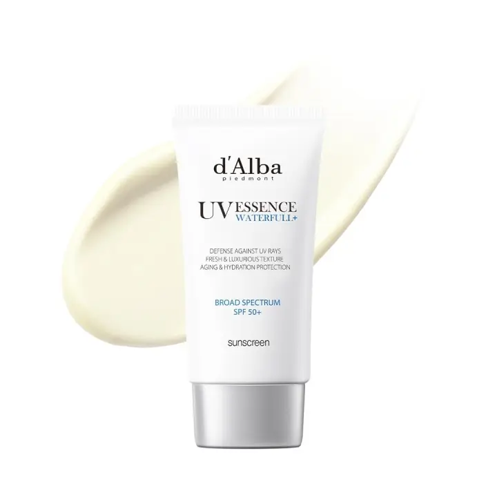 d'alba Piedmont Italian White Truffle Waterfull Mild Vegan, protector solar mineral, amplio espectro SPF 50+ no nano adecuado para - 1