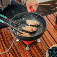 Mini estufa plegable de gas para acampar, cuadrada, portátil, para exteriores, utensilios de cocina ultraligeros, equipo de montañismo - details 1
