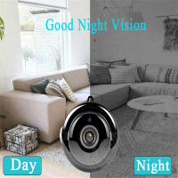 Cámara IP de Seguridad mini para el hogar Sistema de Vigilancia CCTV de 1080P 720P HD with Visión Nocturna WIFI Montaje en Mesa Interior y exterior - details 3