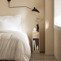 Auxiliares para Salón Mesilla de Noche Estrecha para Dormitorio con 1 Cajón y 1 Compartimento Abierto Blanco y Madera 20 x 35 x 60 cm FBT111-WNx2 ES - details 22