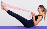 Banda de Resistencia Elástica para Yoga Fisioterapia Gimnasio Cuerda de Entrenamiento Deportivo Película de Extensión Flexbands 200cm - details 2