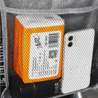 Bolsas de malla multifuncionales para cochecito de bebé, bolsa colgante con bolsillos dobles, bolsa de almacenamiento para cochecito de bebé, perspectiva de gran capacidad, 2 uds. - details 2