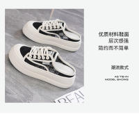Nuevos zapatos versátiles de malla de encaje para mujer, zapatillas deportivas y de ocio de verano, finas y transpirables. - details 4