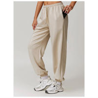Pantalones de jogging para mujer, pantalones deportivos de cintura alta, ropa deportiva cómoda, ropa informal ligera con bolsillos - details 3
