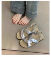 Sandalias planas de suela blanda antideslizantes y resistentes al desgaste de tendencia de color sólido a la moda para mujer - details 7