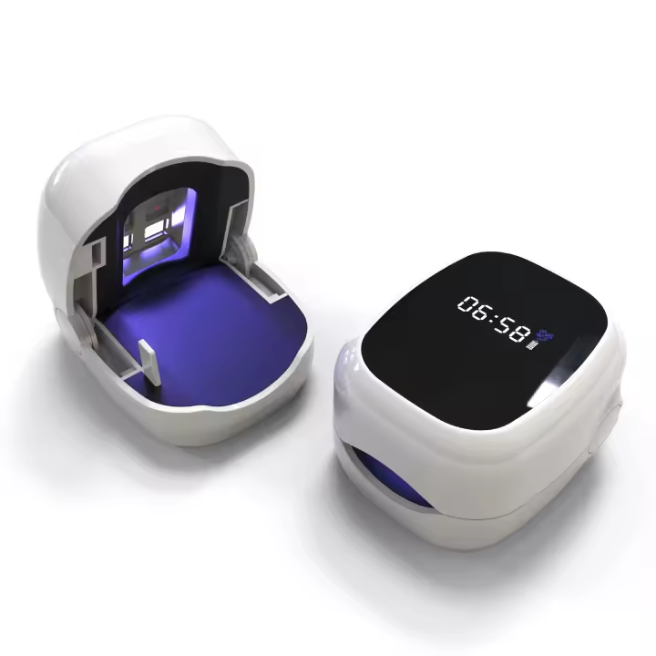 Dispositivo de luz LED para tratamiento láser de hongos en las uñas, solución para infecciones fúngicas, dispositivo de tratamiento láser para hongos en las uñas para uñas de los pies y de las manos dañadas y gruesas, adecuado para uso doméstico - 1